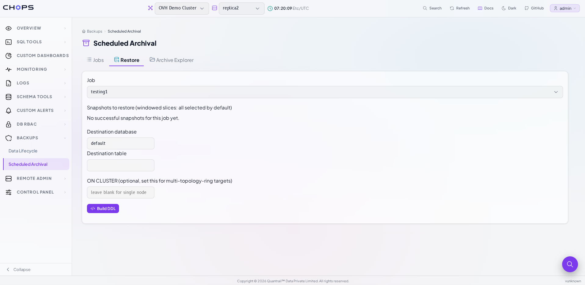 Restore Page