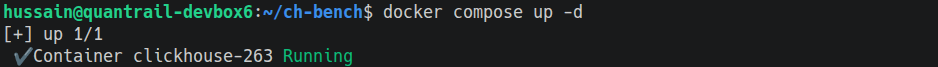 Docker Compose running